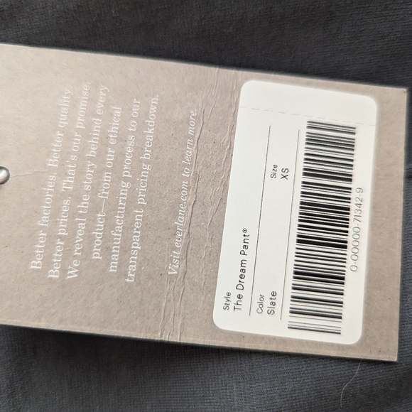 NWT Everlane The Dream Pant in Dark Grey Size XS - Picture 2 of 7